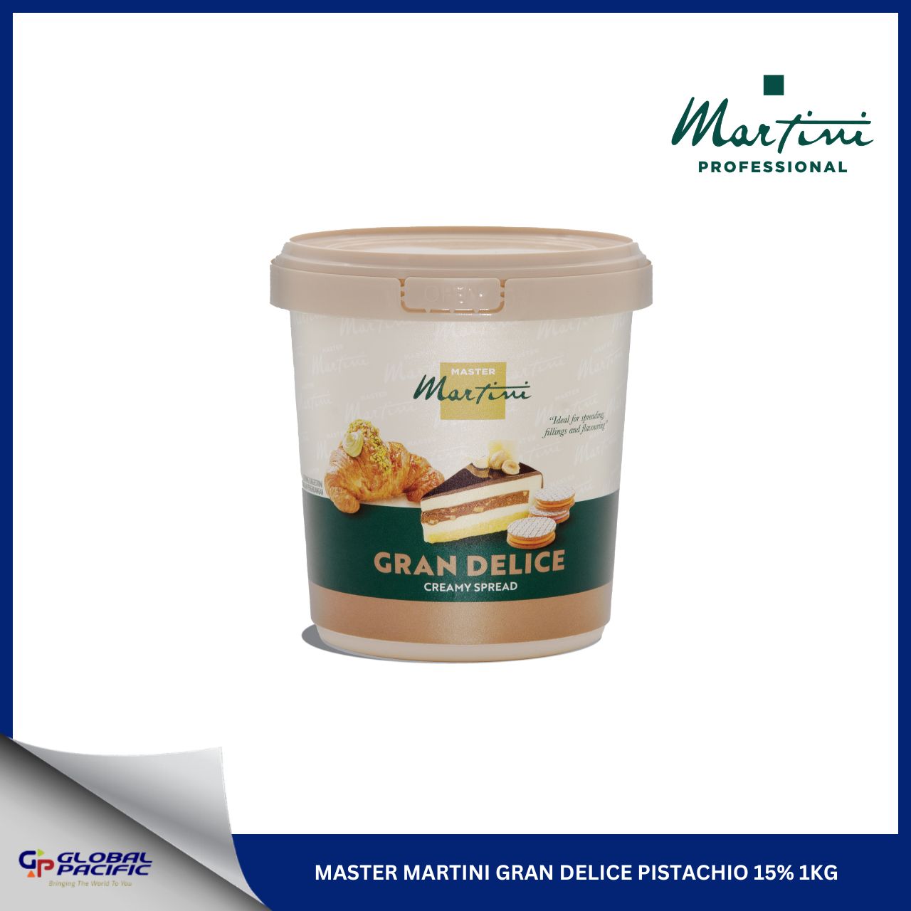 MASTER MARTINI GRAN DELICE PISTACHIO 15% 1KG