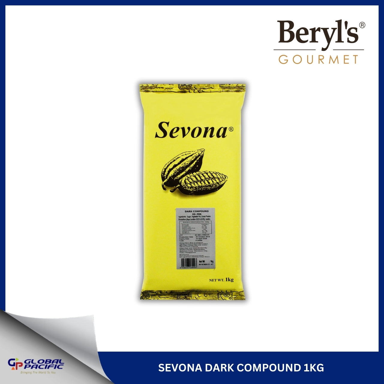 SEVONA DARK COMPOUND 1KG