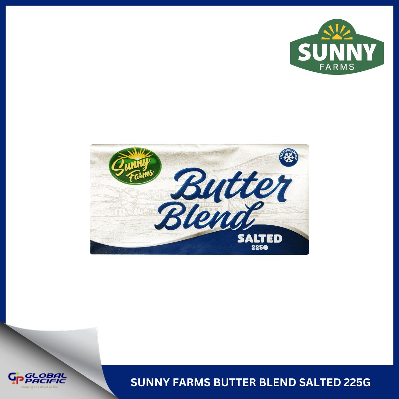 SUNNY FARMS BUTTER BLEND SALTED 225G
