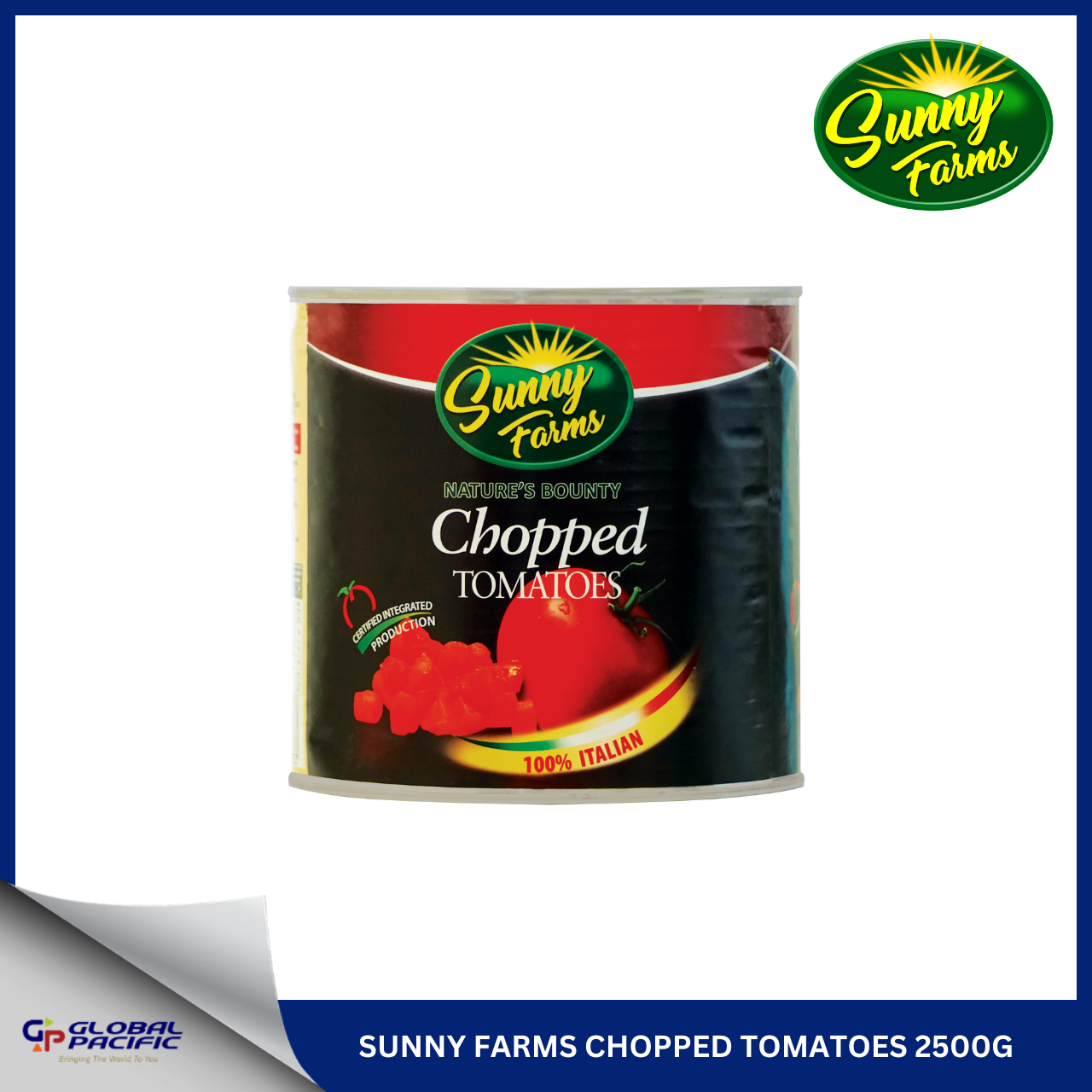 SUNNY FARMS NATURE'S BOUNTY CHOPPED TOMATOES