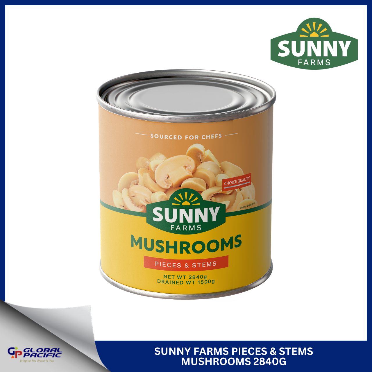 SUNNY FARMS NATURE'S BOUNTY PIECES & STEMS MUSHROOMS