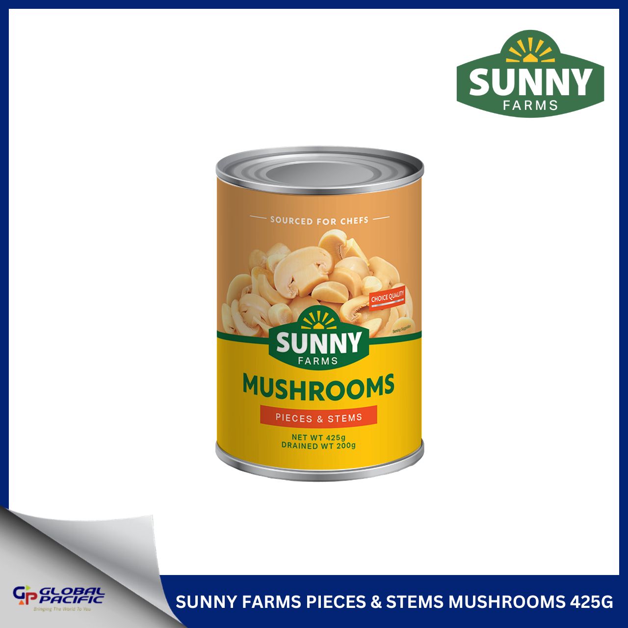 SUNNY FARMS NATURE'S BOUNTY PIECES & STEMS MUSHROOMS