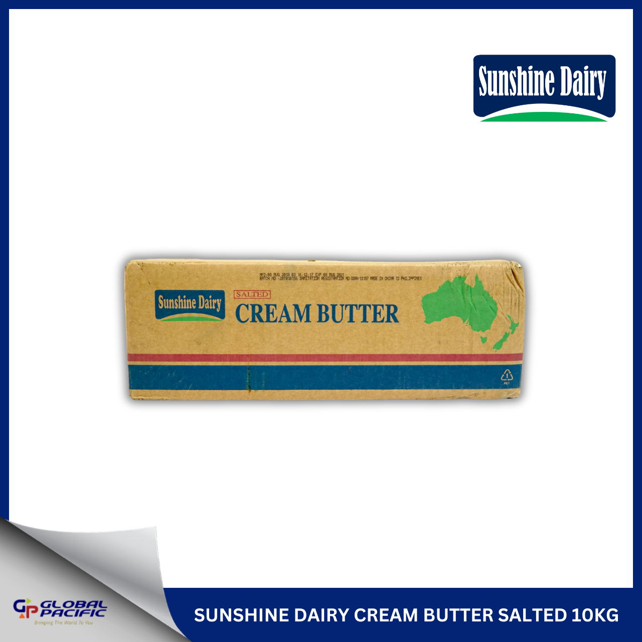 SUNSHINE DAIRY CREAM BUTTER SALTED 10KG