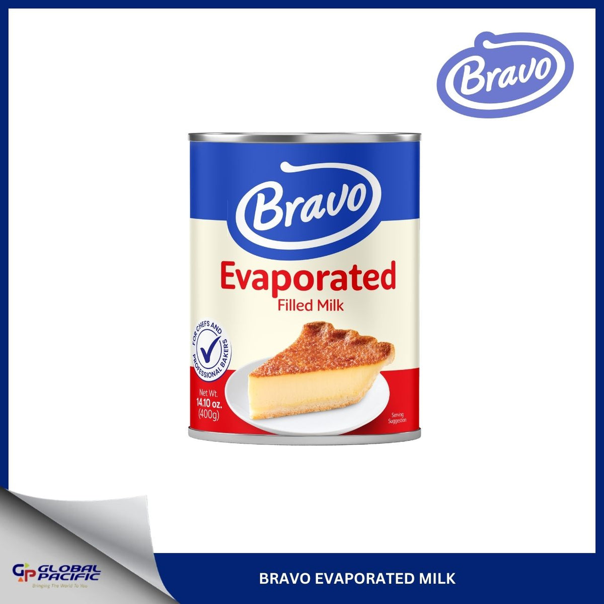 BRAVO EVAPORATED FILLED MILK 375ML.