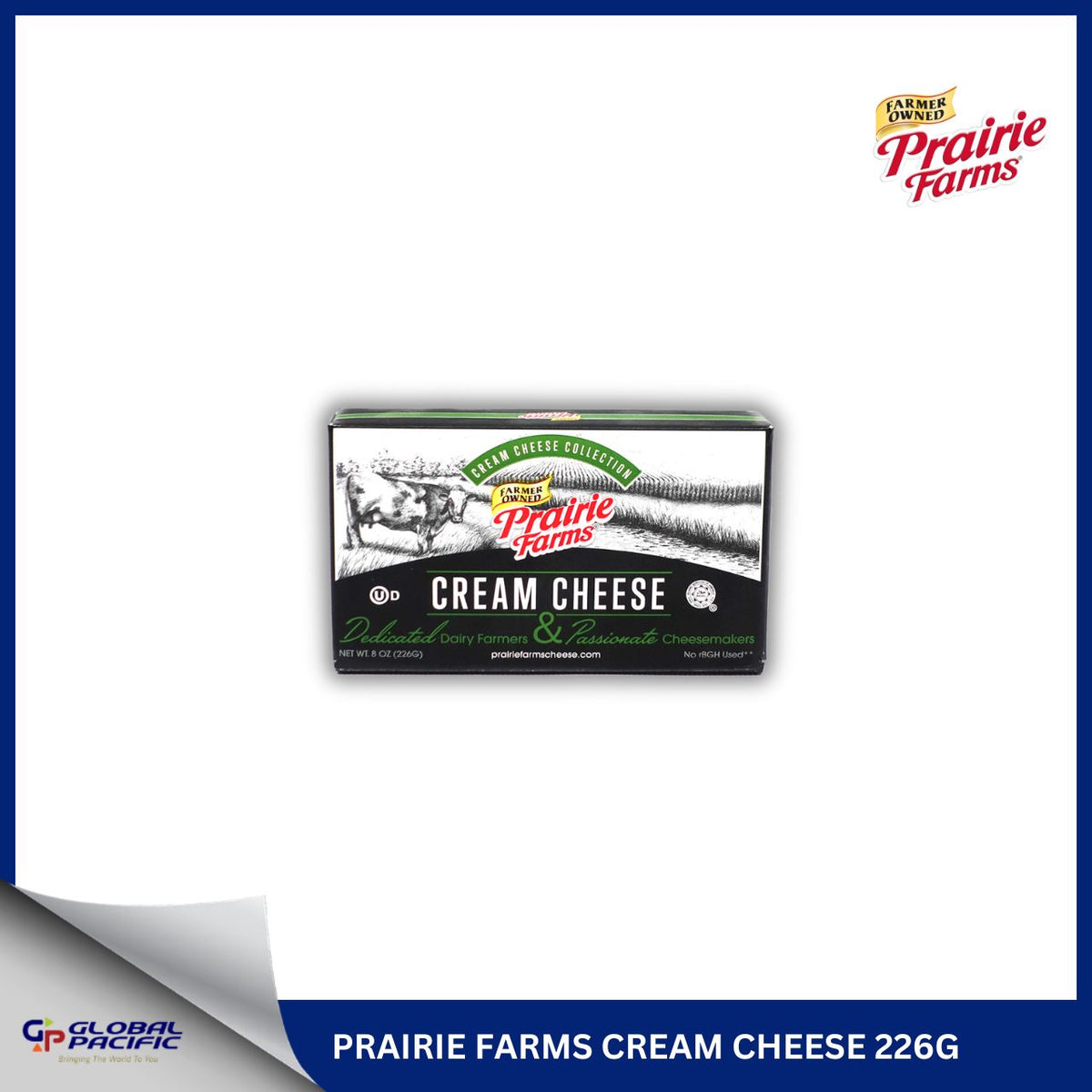 PRAIRIE FARMS CREAM CHEESE 226G - 50% - 12.01.26