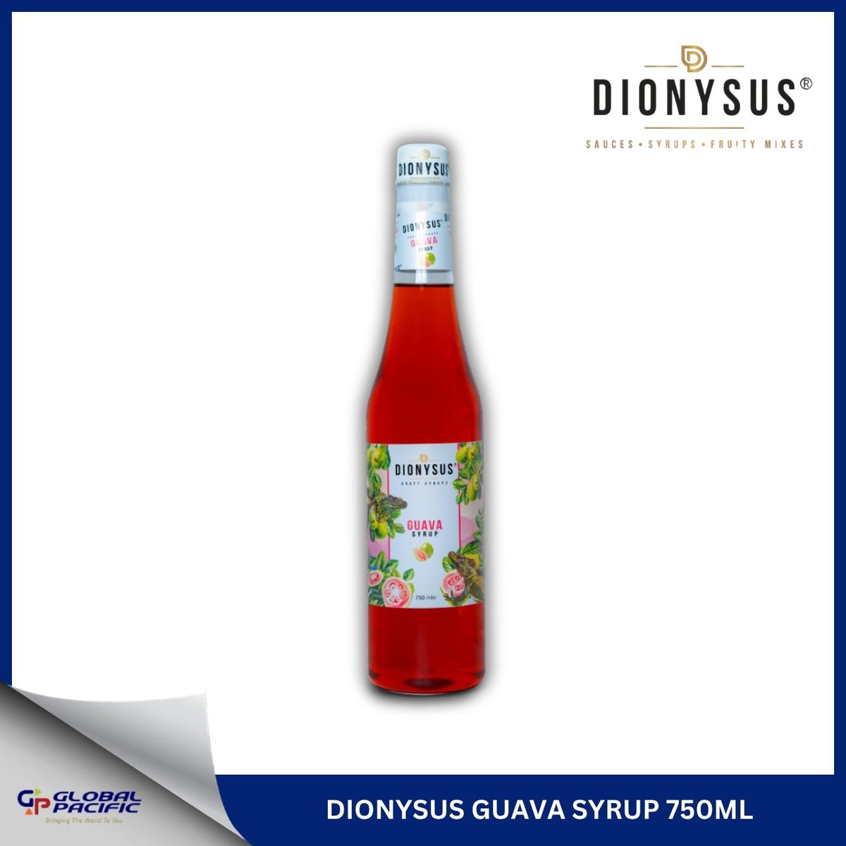 DIONYSUS GUAVA SYRUP 750ML - 30% - 01.05.27