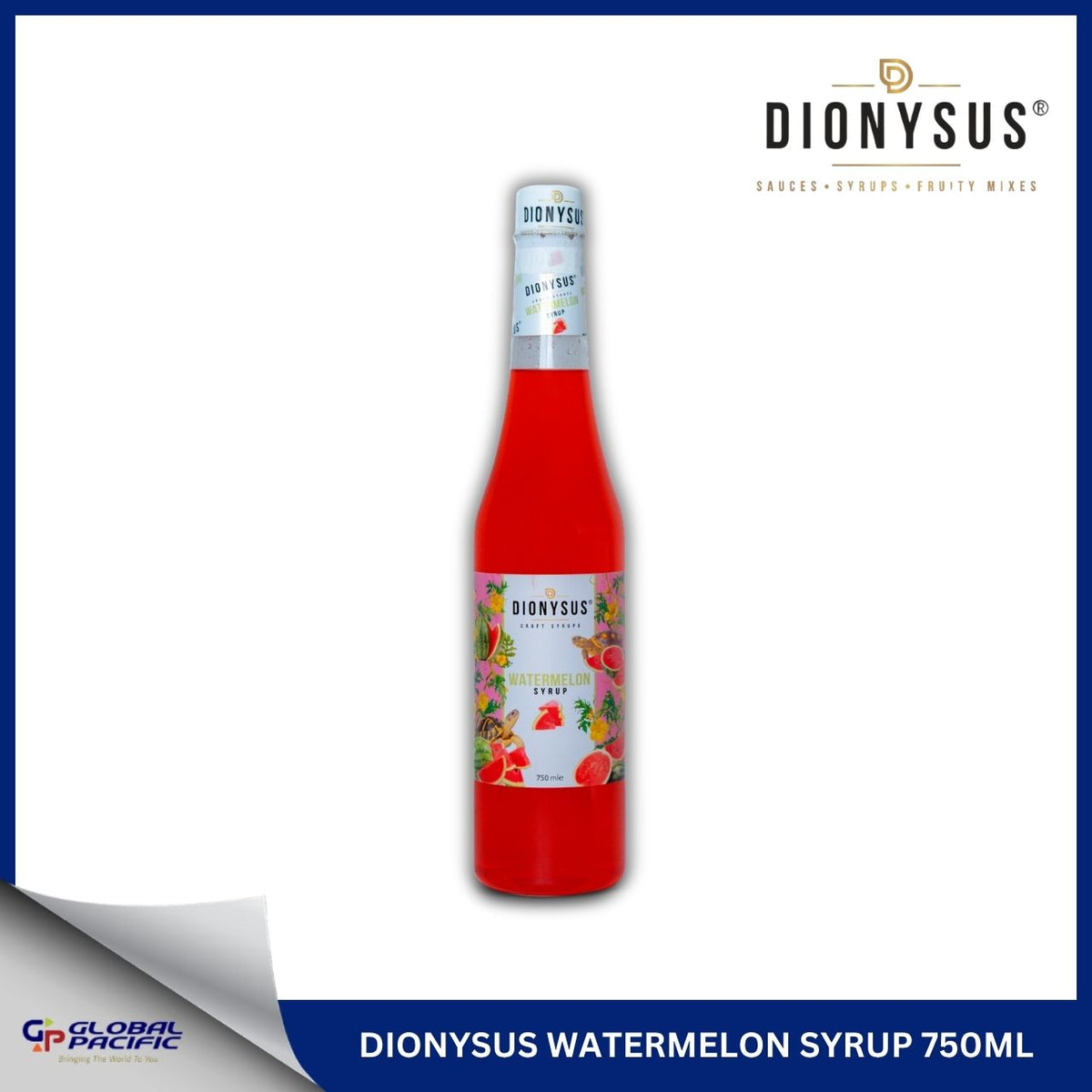DIONYSUS WATERMELON FRUIT SYRUP 750ML - 30% - 01.05.27