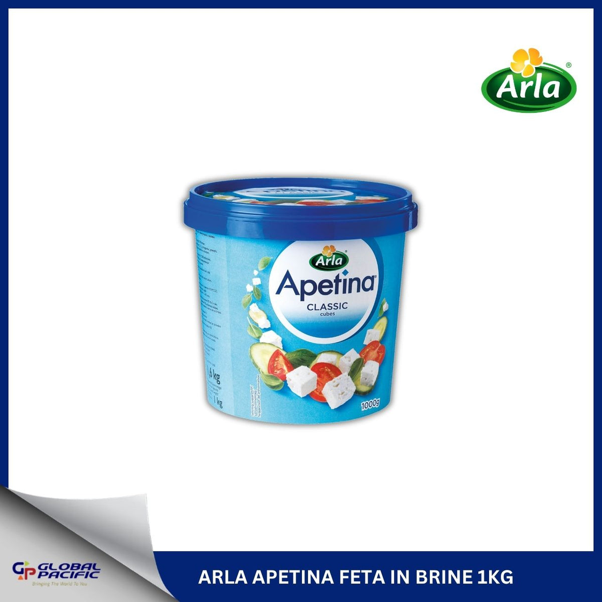 ARLA APETINA FETA IN BRINE 1KG - 70% - 11.2.26